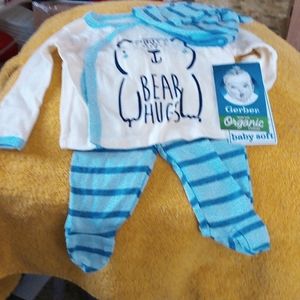 3 piece bear hugs outfit